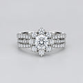 Blossom Halo Cluster Ring in 925 Sterling Silver | 925Gallery