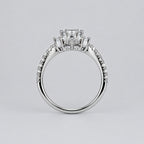 Blossom Halo Cluster Ring in 925 Sterling Silver | 925Gallery