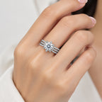Blossom Halo Cluster Ring in 925 Sterling Silver | 925Gallery